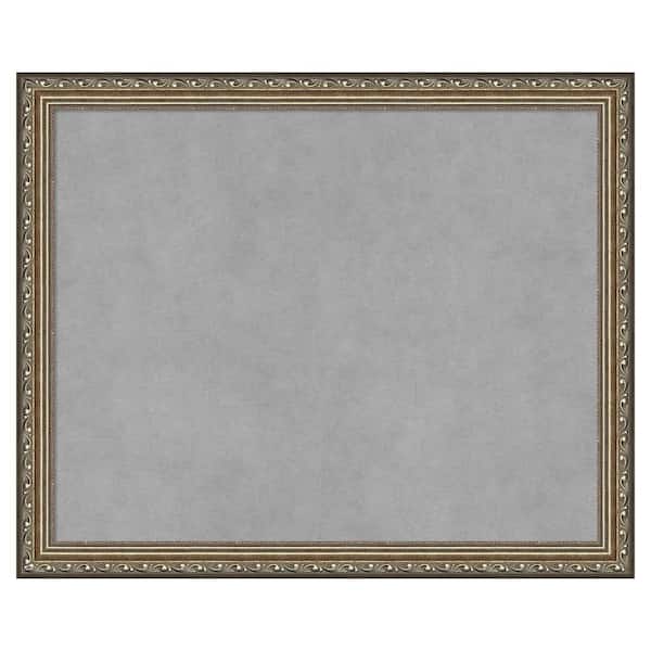 Amanti Art Parisian Silver 22 in. x 18 in. Framed Magnetic Board