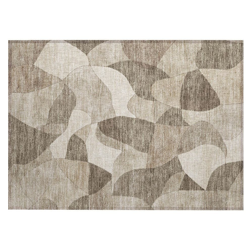 Chantille Machine Washable Indoor/Outdoor Abstract ACN2814 Beige 3 ft. x 4 ft. Area Rug price history on PriceWatchPro