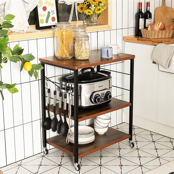 NEW 3-Tier Kitchen Baker's Rack Utility Microwave Oven deals Stand Storage Cart