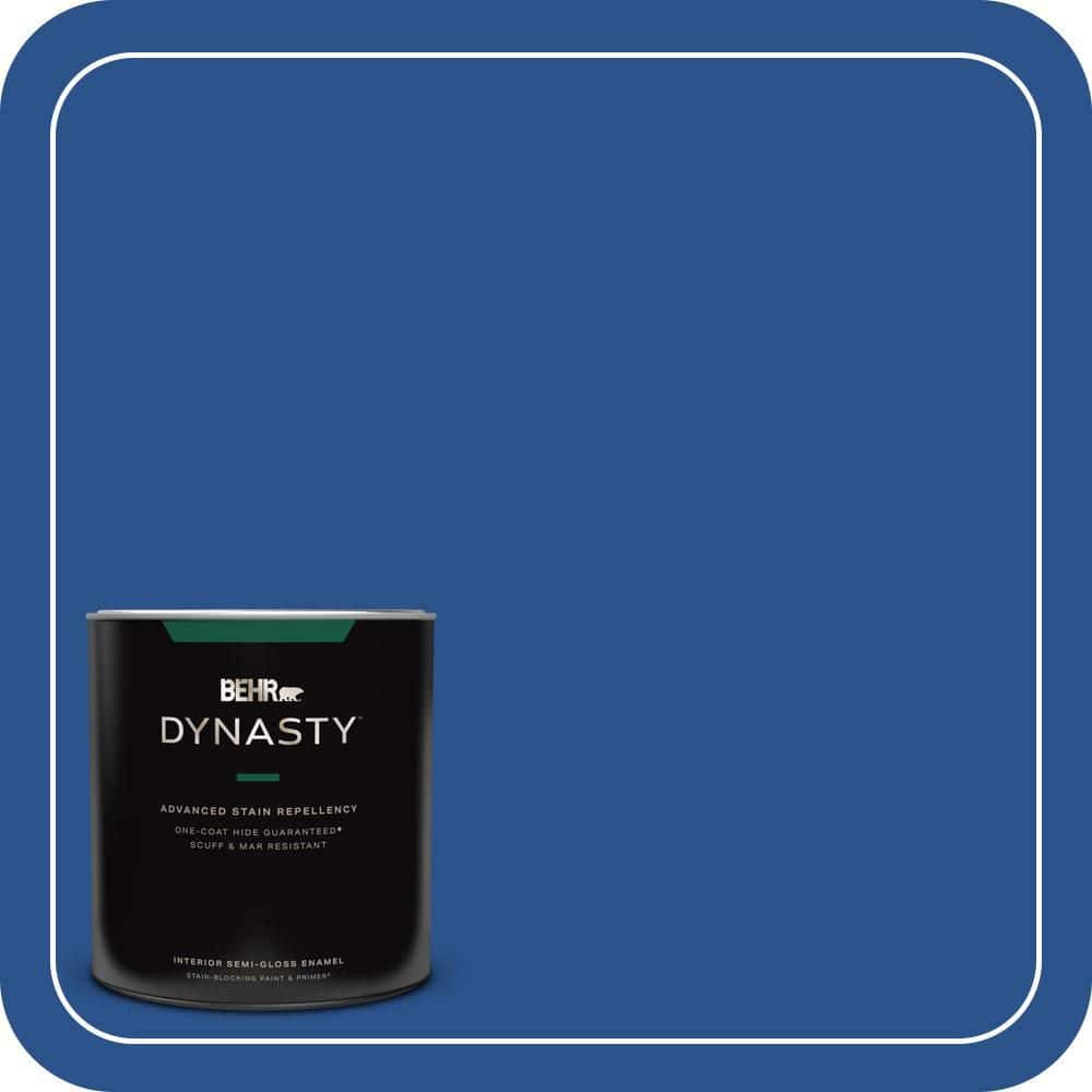1 qt. #P520-7 Flashy Sapphire Semi-Gloss Enamel Interior Stain-Blocking Paint and Primer price history on PriceWatchPro