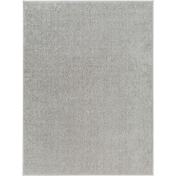 Artistic Weavers Alfombra Gray 2 ft. x 3 ft. Solid Machine-Washable Indoor Area Rug