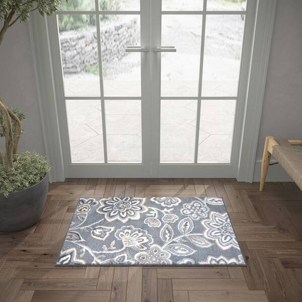 Tayse Rugs Super Grip Solid Cream 9 ft. x 13 ft. Indoor Area Rug