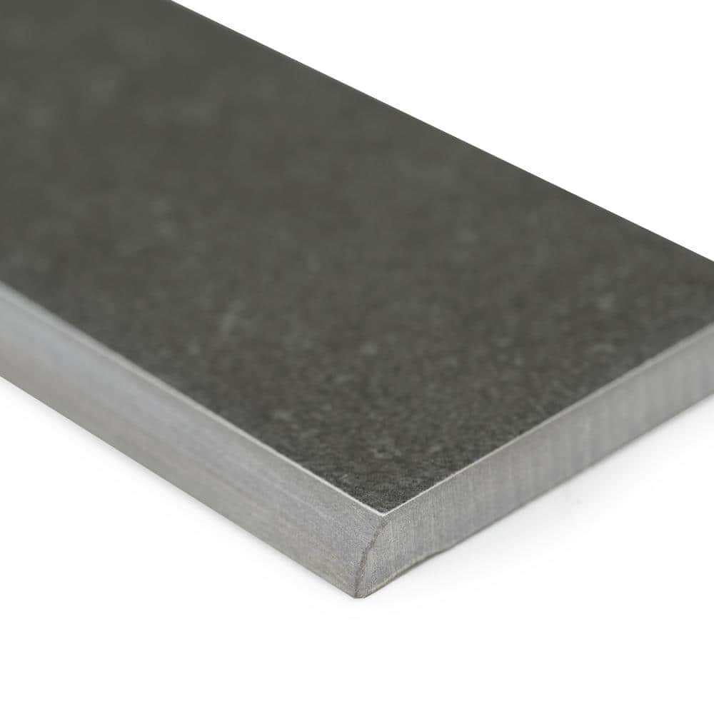 Beton Graphite Bullnose 3 in. x 24 in. Matte Porcelain Floor and Wall Tile (20 lin. ft./Case) price history on PriceWatchPro