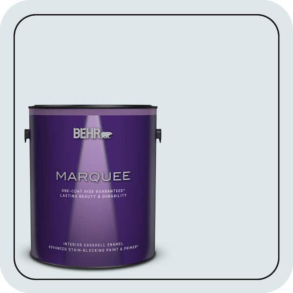 BEHR MARQUEE 1 gal. #BL-W03 Blue Bird Day Eggshell Enamel Interior Paint & Primer