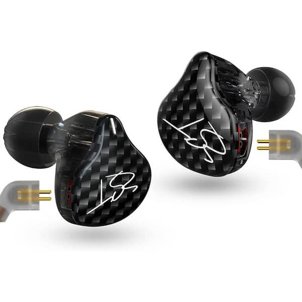 Yichuhaoxi Hybrid Banlance Armature with Dynamic in-Ear Earphone 1BA 1DD HiFi Headset Wired Earbuds IEM Headphones