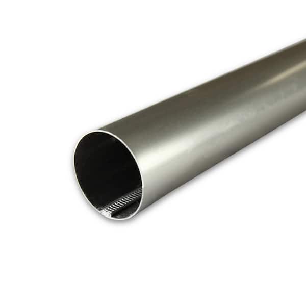 Rod Desyne 12 in. Single Curtain Rod in Satin Nickel with Finial