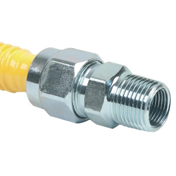 1/2 in. MIP x 1/2 in. MIP x 36 in. Gas Connector (5/8 in. OD)  w/Safety+Plus2 Thermal Excess Flow Valve (107,000 BTU)