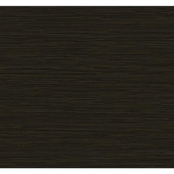 Seabrook Designs 60.75 sq. ft. Mocha Porvoo Embossed Vinyl Unpasted Wallpaper Roll