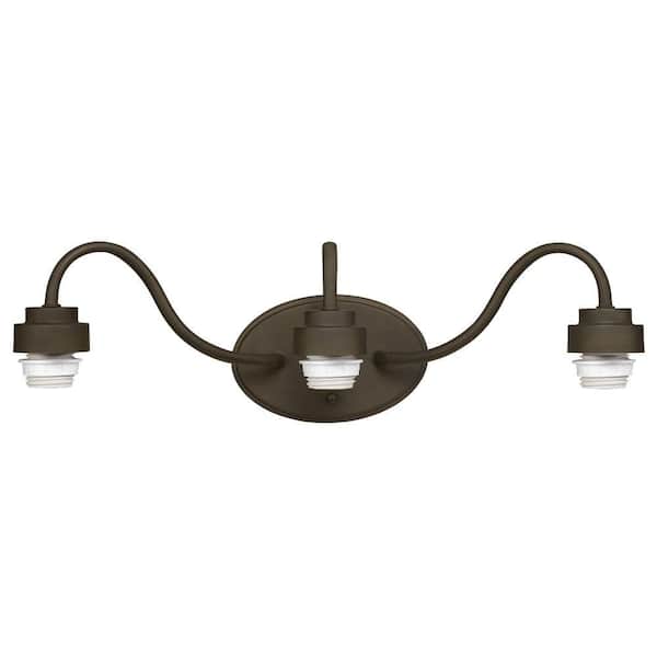 Westinghouse 3-Light Oil-Rubbed Bronze Wall Mount Bath Light
