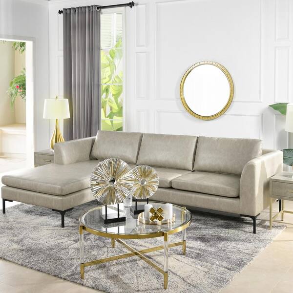 Andes 3 Piece Chaise Sectional, Sofa With Chaise