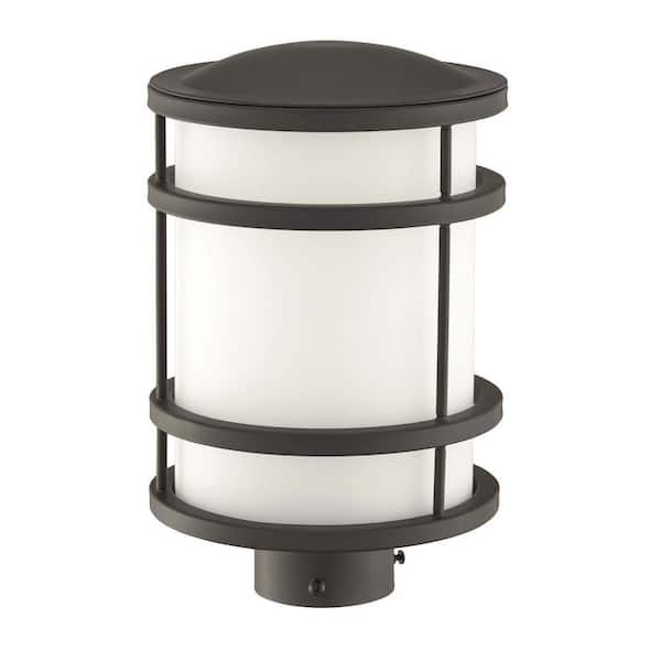 the great outdoors by Minka Lavery Bay View 1-Light Oil Rubbed Bronze Outdoor Post Lantern