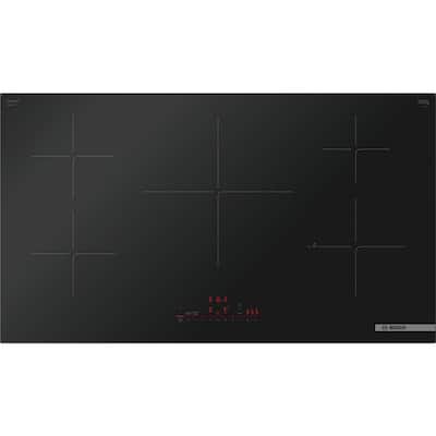 800 Series 36 in. Induction Cooktop in Black with 5 Elements