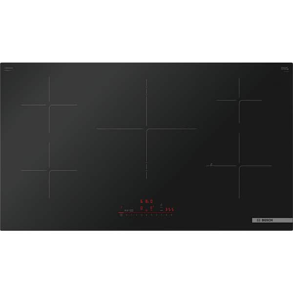 Bosch 800 Series 36 in. Induction Cooktop in Black with 5 Elements