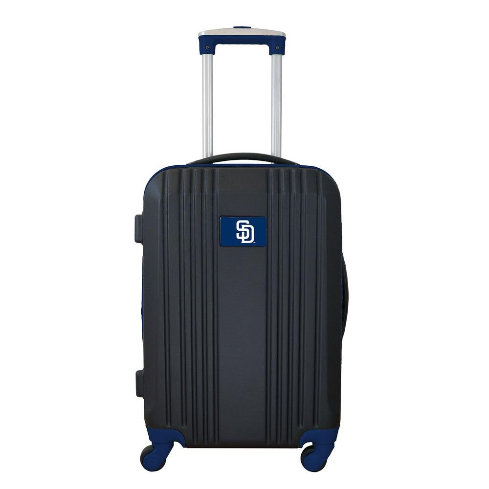 Denco MLB San Diego Padres 21 in. Hardcase 2Tone Luggage CarryOn Spinner Suitcase MLSDL208