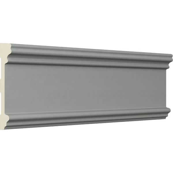 Ekena Millwork 7/8 in. x 55 in. x 3-1/2 in. Polyurethane Bedford Crosshead  Moulding CRH03X55BE - The Home Depot