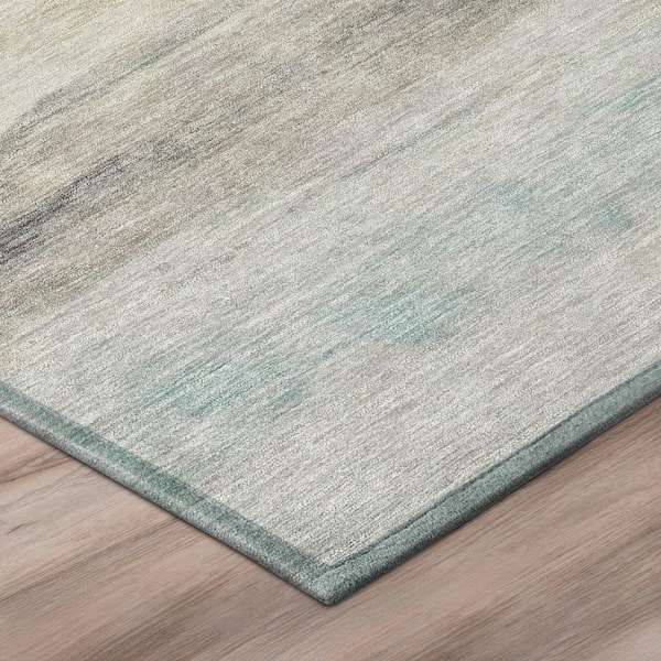 Chantille Machine Washable Indoor/Outdoor Abstract ACN3008 Sky 8 ft. x 10 ft. Area Rug