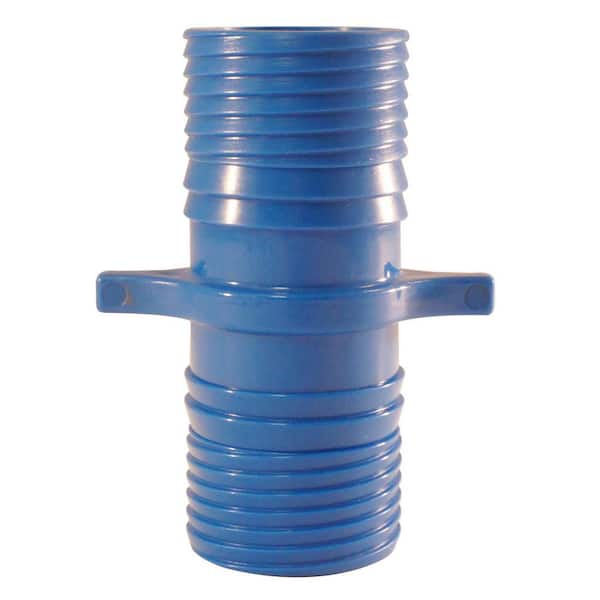 Apollo 1-1/4 in. x 1-1/4 in. Barb Insert Blue Twister