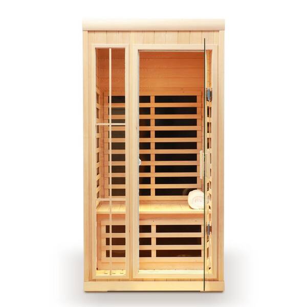 1-Person Sauna with LED color lights