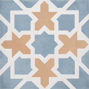 Maiolica Pattern Coto 8 in. x 8 in. Matte Ceramic Floor and Wall Tile (12.7 sq. ft./Case)
