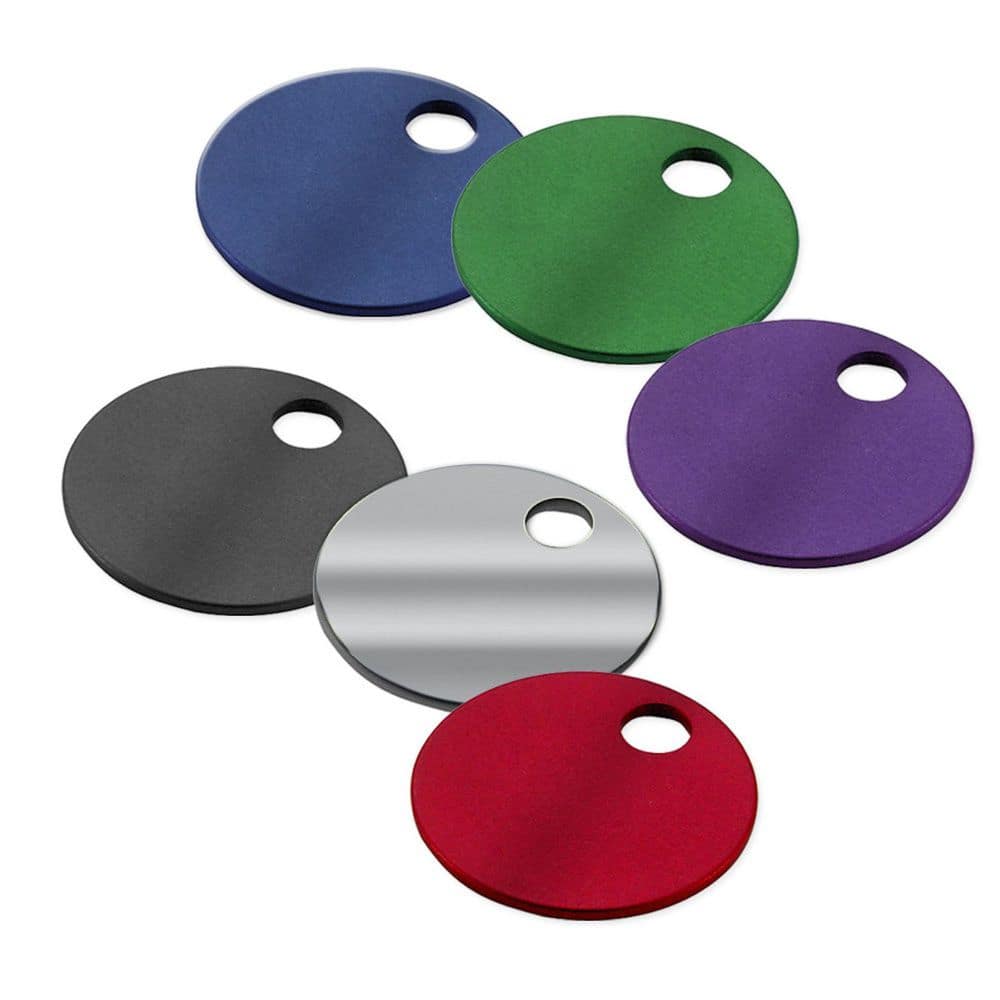 1-14 in. Blank Aluminum Tags, Assorted, 100 Per Box price history on PriceWatchPro