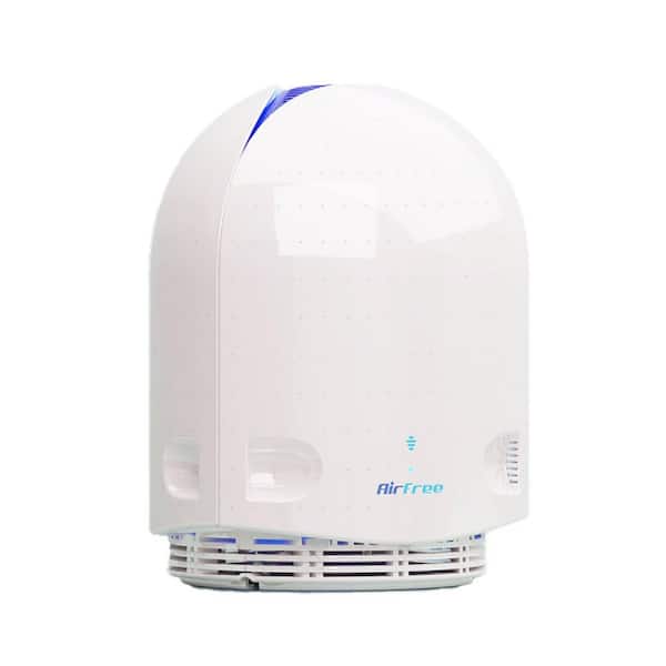 AirFree 450 sq. ft, Filter-Free Technology, Patented Thermodynamic TSS Air Purifier, White, Destroys Mold, Silent Operation