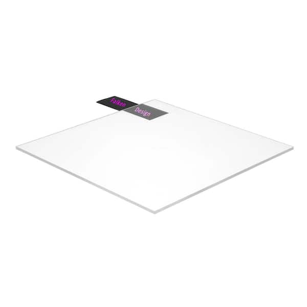 Falken Design 12 in. x 72 in. x 3/16 in. Clear Acrylic Sheet (2-Piece)