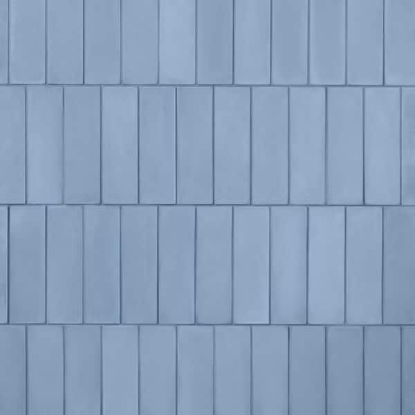 Vibe 2 x 8 Matte Cement Subway Wall Tile Ivy Hill Tile Blue Moon