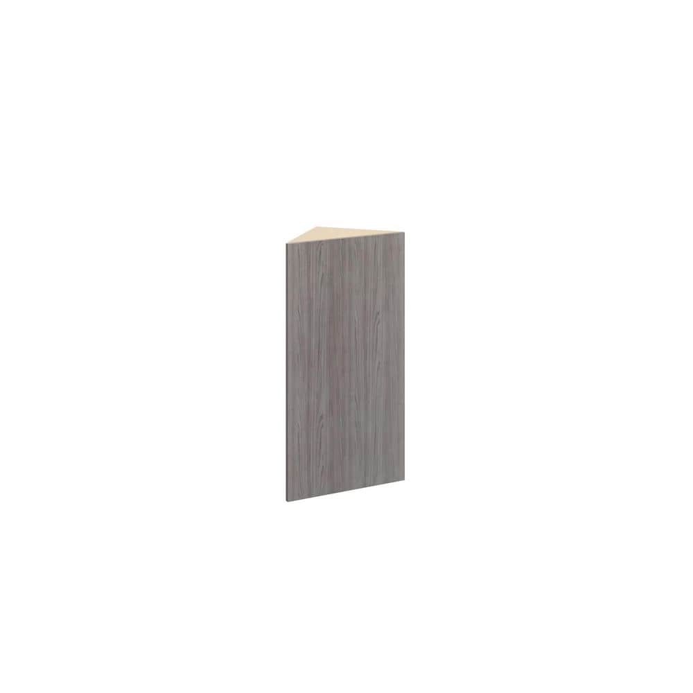 Saratoga Slab 12 in. W x 36 in. H x 12 in. D in Greywood Plywood Assembled 
