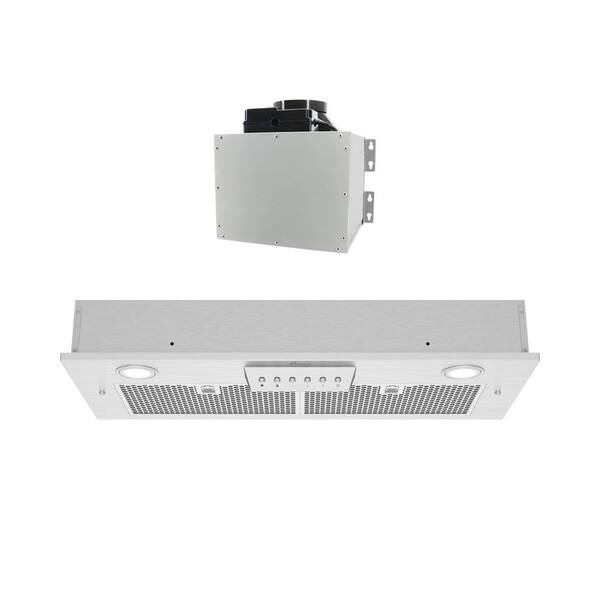 AWOCO Super Quiet 30 in. 800 CFM Ducted Split Insert Range Hood in ...