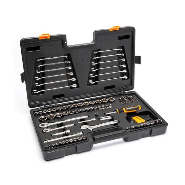 1/4 in. and 3/8 in. Drive 72-Tooth 6-Point Professional Tool Set (138-Piece)
