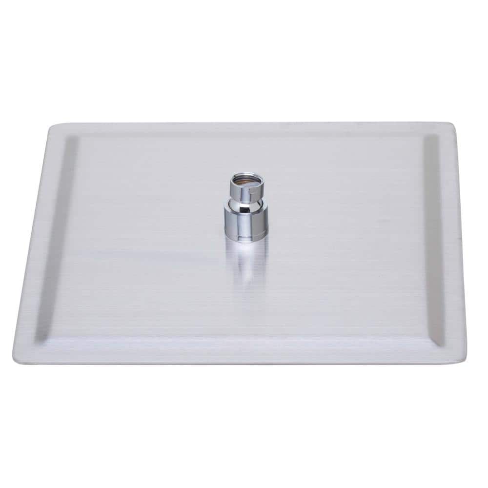 Ultra Thin Brushed Stainless Steel Square Rain Shower Head