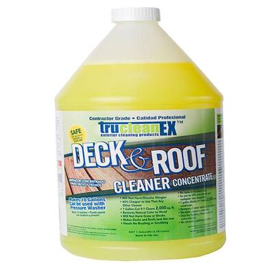 1-gal. TruCleanEX Deck and Roof Cleaner Concentrate