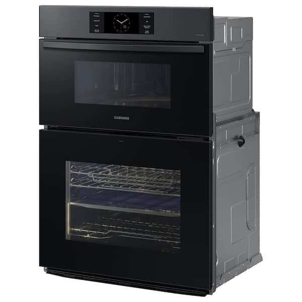 Samsung Bespoke 30 Microwave Combination Wall Oven in Matte Black Steel  NQ70CG700DMT - The Home Depot