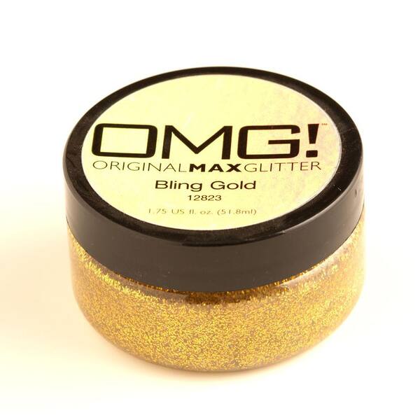 OMG 2-oz. Bling Gold Original Max Glitter Paint-DISCONTINUED
