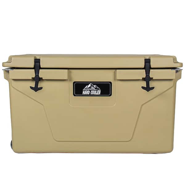Sudzendf Khaki 50 qt. Portable Cooler, Ultra-Light Insulated Ice