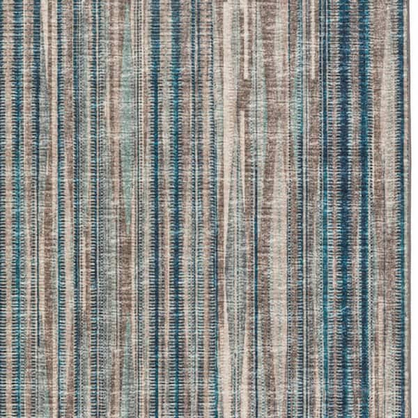 9 X 12 Brown Ombre Runner Rug