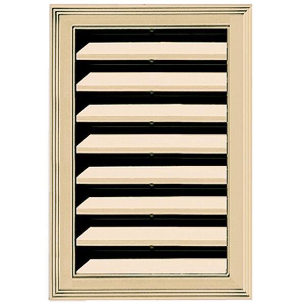Builders Edge 12 in. x 18 in. Replacement Gable Vent #012 Dark Almond