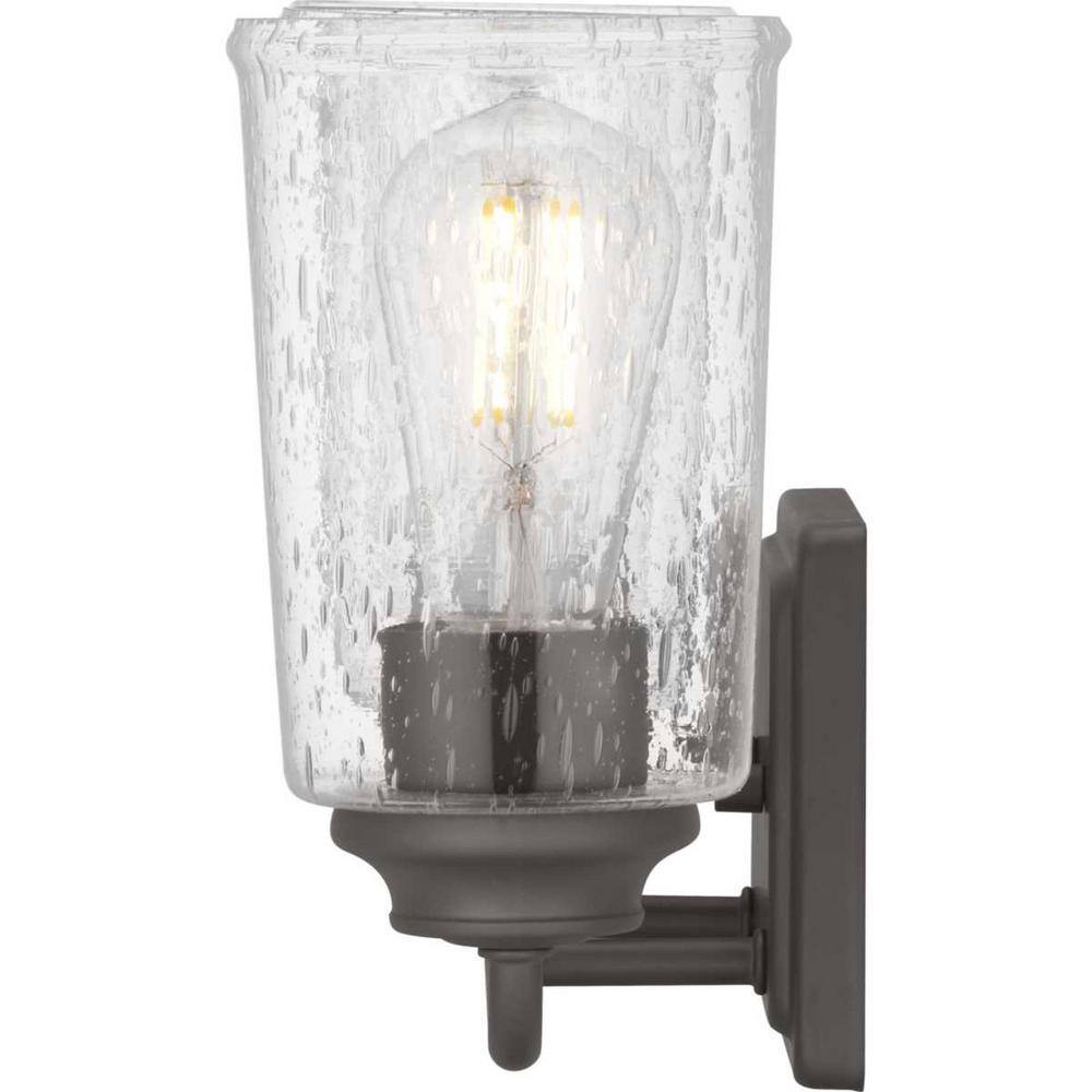 Evangeline 23" Modern Bronze 3-Light Bathroom Vanity Fixture with Clear Glass Shades
