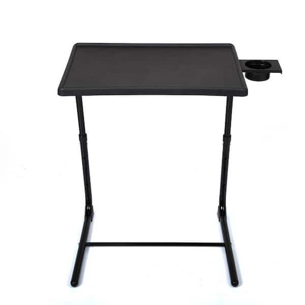Unbranded 20.47 in. Black Portable Computer Desk with Adjustable Height and Angle