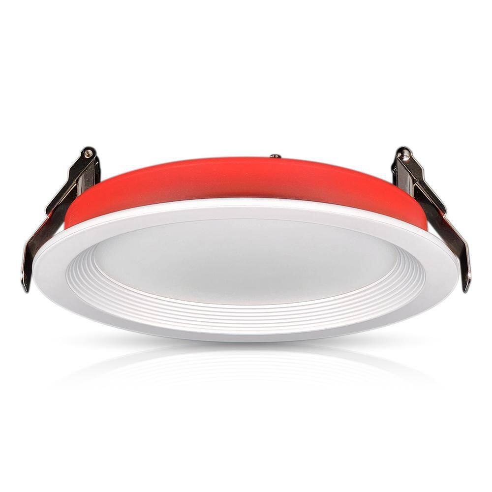 6 in. 2 Hour Fire Rated Round Baffle Slim Downlight, 1350 Lumens, 5 CCT Color Selectable 2700K-5000K, Dimmable price history on PriceWatchPro