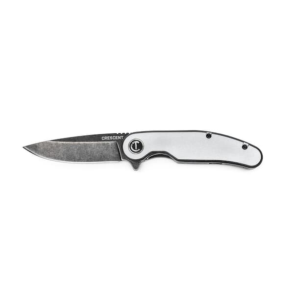 Crescent Tradesman 3.5 in. Composite Handle Pocket Knife CPK350C - The Home  Depot