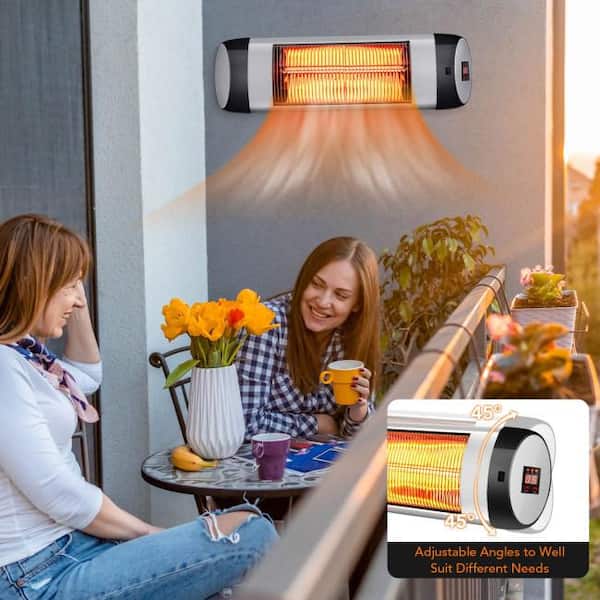 Lukvuzo 1500-Watt Aluminum Wall-Mounted Electric Heater