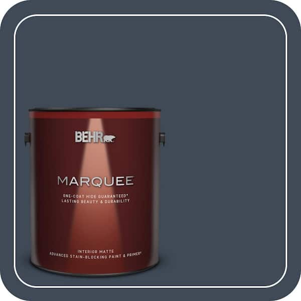 BEHR MARQUEE 1 gal. #PPU14-20 Starless Night Matte Interior Paint & Primer