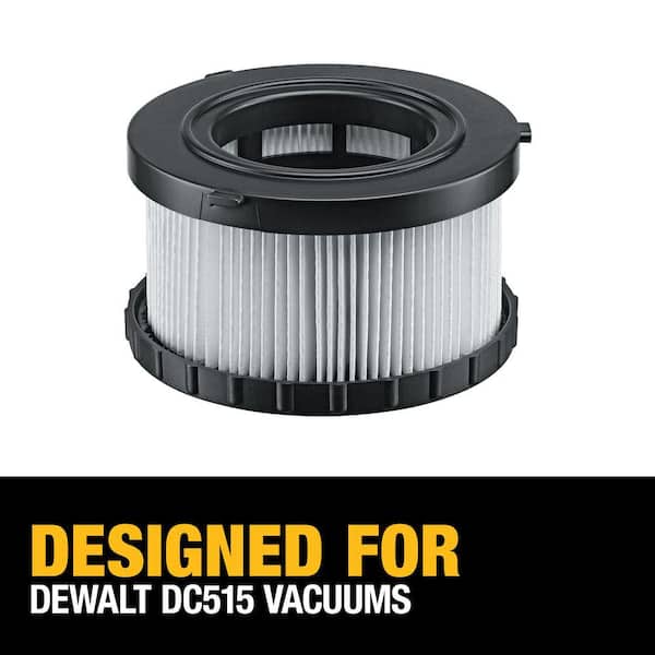DEWALT HEPA Replacement Filter for DC515 DC5151H - The Home Depot