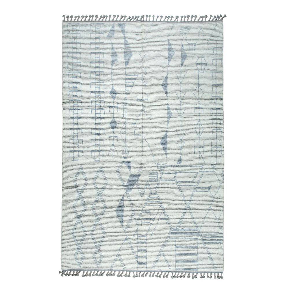 Ivory 6 ft. x 9 ft. 0.5 in. Contemporary Marrakech Hand-Knotted Wool Rug Luxurious Handspun for Stylish Home De Area Rug price history on PriceWatchPro