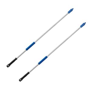 Lock-On 48 in. Aluminum Water Flow Pole (2-Pack)