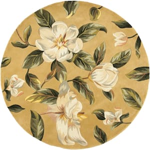 Camille Gold 6 ft. Round Area Rug