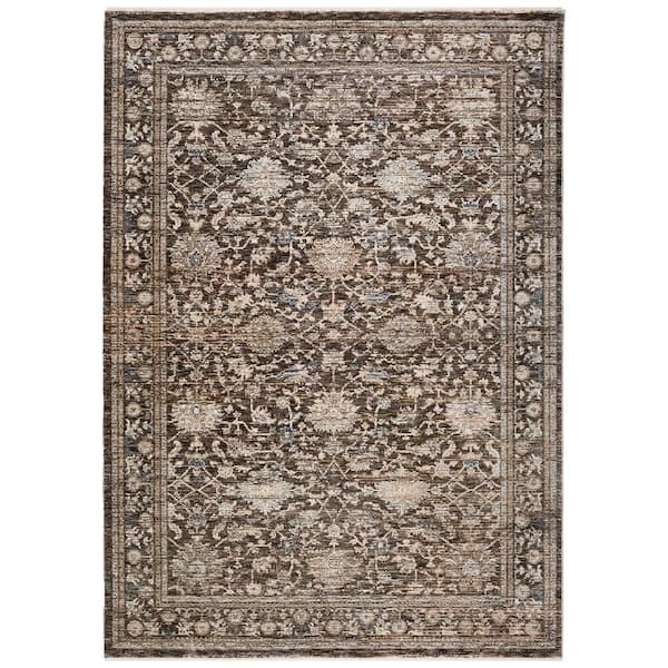 Yarra 7 ft. 10 in. x 10 ft. Brown Vintage Rug