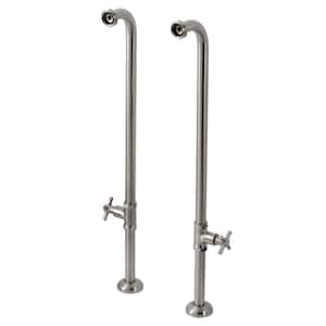 Concord Freestanding Tub Supply Line, Brushed Nickel