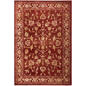 Jayson Red/Gold 6 ft. x 9 ft. Oriental Area Rug